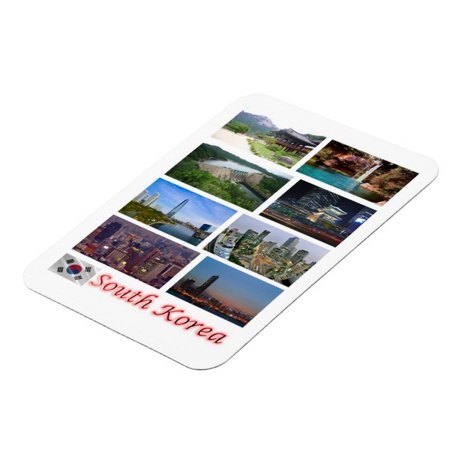 Südkorea - Mosaik - Magnet (Linke Seite)