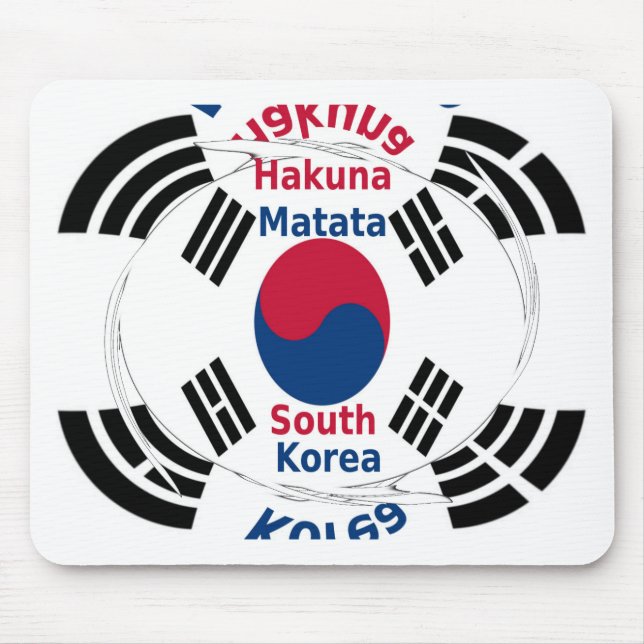 Südkorea Mousepad (Vorne)