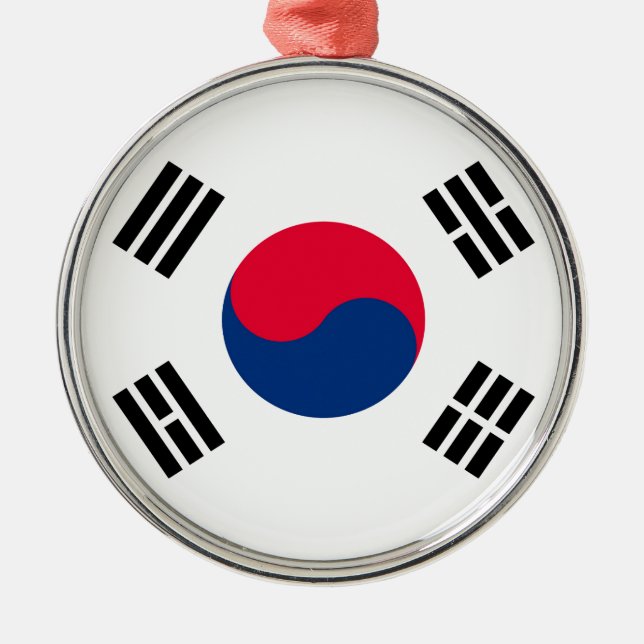 Südkorea Ornament Aus Metall (Vorne)