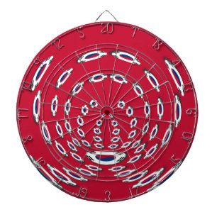 Südkorea Polka-Punkt-Flagge Dartscheibe