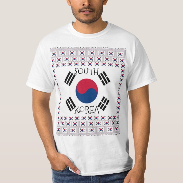 Südkorea Populäre Farben T-Shirt (Vorderseite)