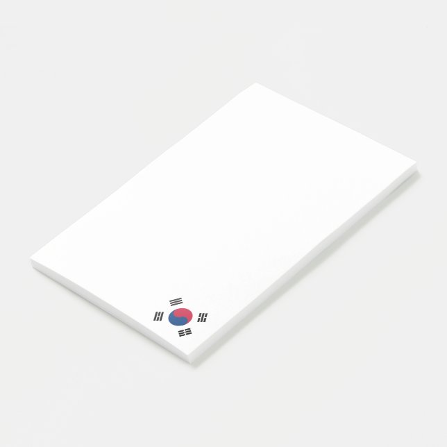 Südkorea Post-it Klebezettel (angewinkelt)