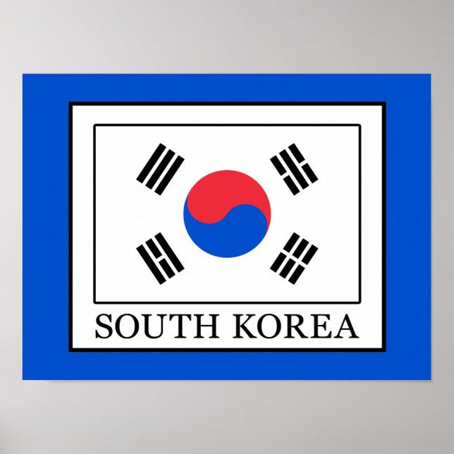 Südkorea Poster (Vorne)