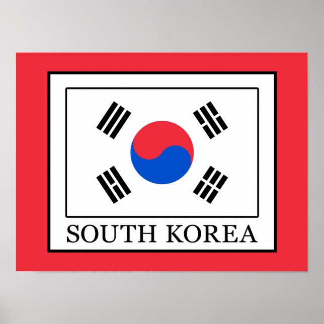 Südkorea Poster (Vorne)