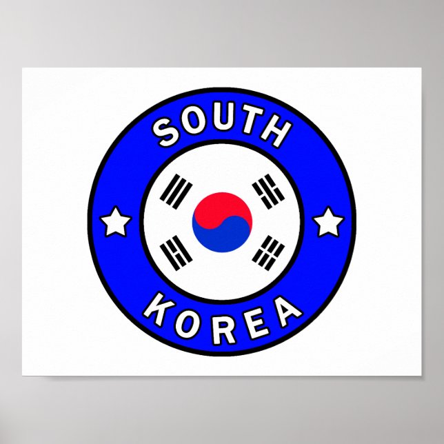 Südkorea Poster (Vorne)