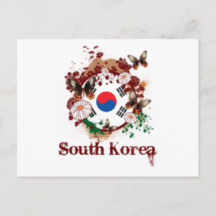 Südkorea Postkarte