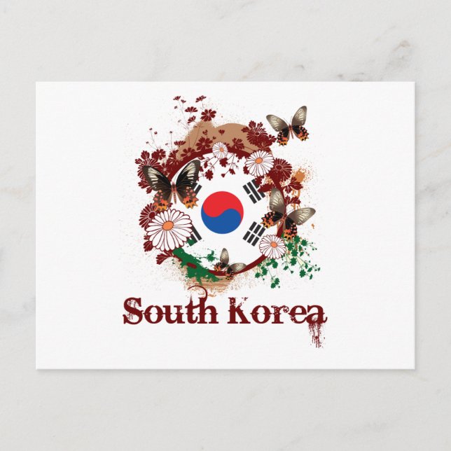 Südkorea Postkarte (Vorderseite)