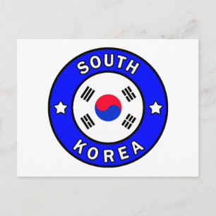Südkorea Postkarte