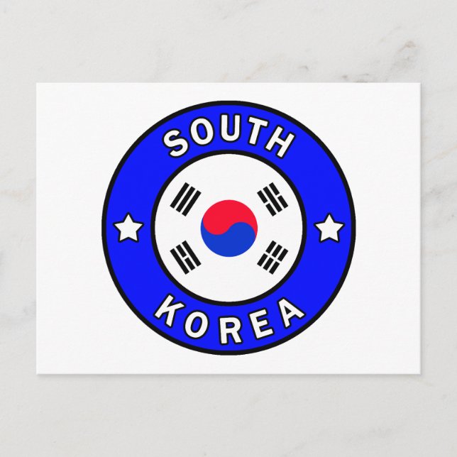 Südkorea Postkarte (Vorderseite)