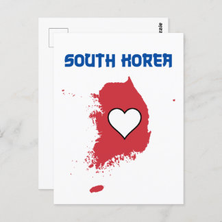 Südkorea Postkarte