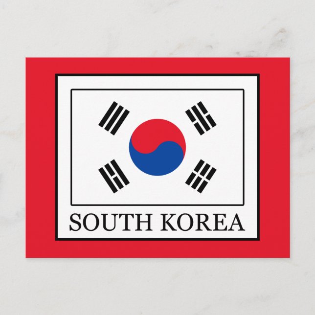 Südkorea Postkarte (Vorderseite)