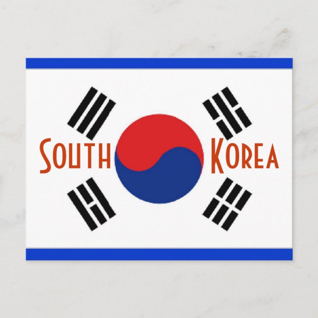 Südkorea Postkarte (Vorderseite)
