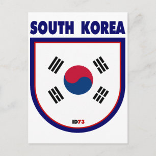 Südkorea Postkarte