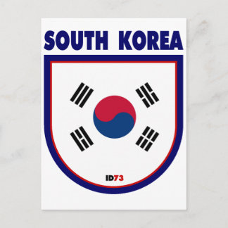 Südkorea Postkarte