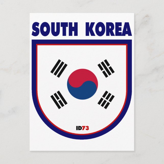 Südkorea Postkarte (Vorderseite)