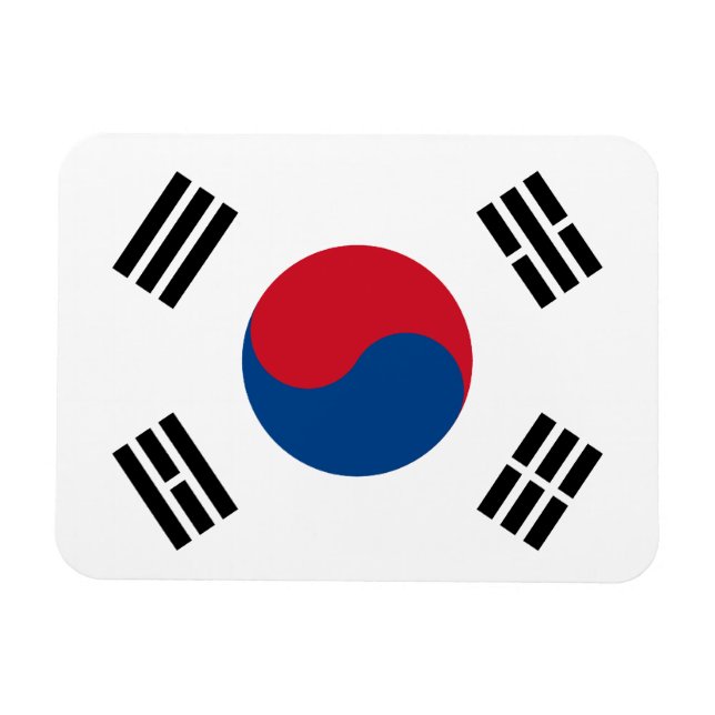 Südkorea Premium Magnet (Horizontal)