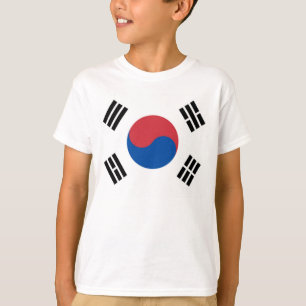 Südkorea Seoul Asien Koreanische Flagge Reise T-Shirt