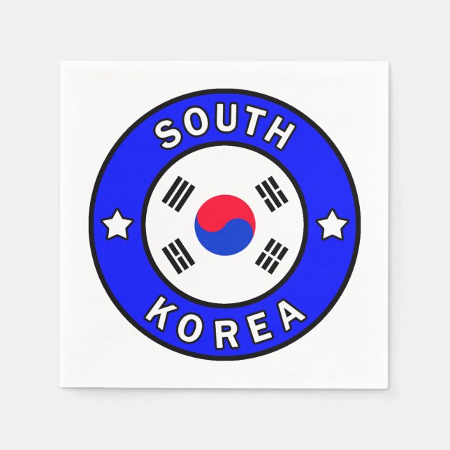 Südkorea Serviette (Vorderseite)