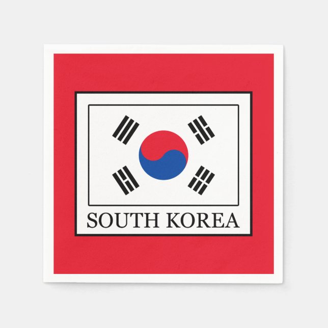 Südkorea Serviette (Vorderseite)