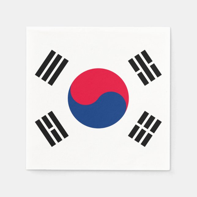 Südkorea Serviette (Vorderseite)