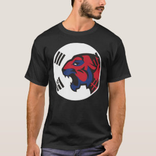 Südkorea Sibirier-Tiger Südkoreanischer Staat T-Shirt