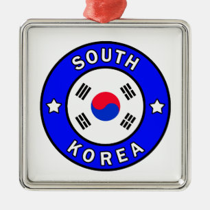 Südkorea Silbernes Ornament