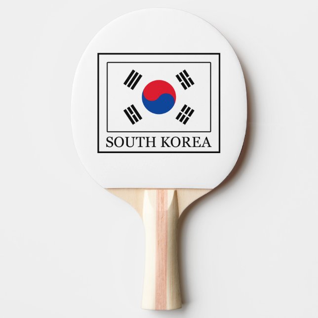 Südkorea Tischtennis Schläger (Vorderseite)