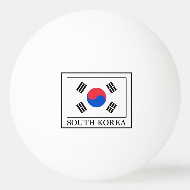 Südkorea Tischtennisball (Vorderseite)