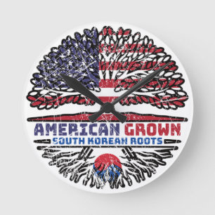Südkorea USA USA USA USA USA Runde Wanduhr