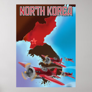 Südkorea Vintage-Reiseposter Poster