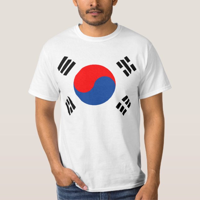 Südkorea Yin Yang T-Shirt (Vorderseite)