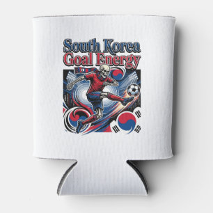 Südkorea Ziel Energie Skelett Stürmer Nationen B Dosenkühler
