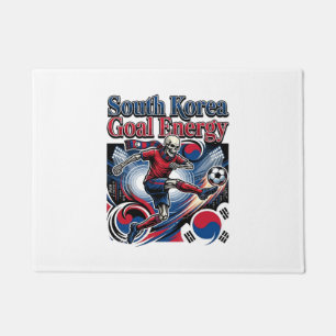 Südkorea Ziel Energie Skelett Stürmer Nationen B Fußmatte