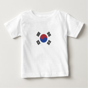 Südkoreaflagge Baby T-shirt
