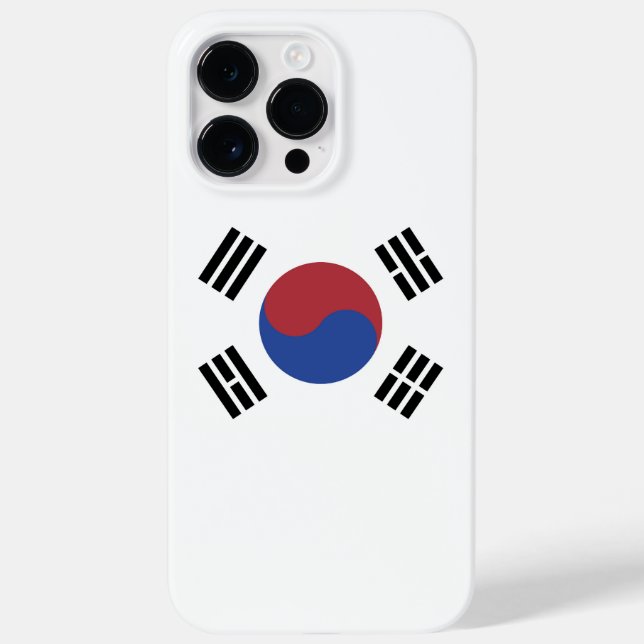 Südkoreaflagge Case-Mate iPhone Hülle (Rückseite)