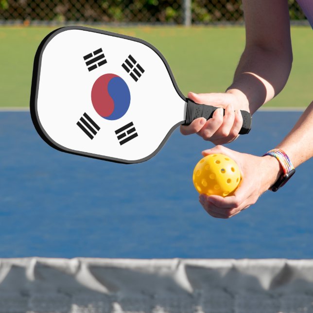 Südkoreaflagge Pickleball Schläger (InSitu)