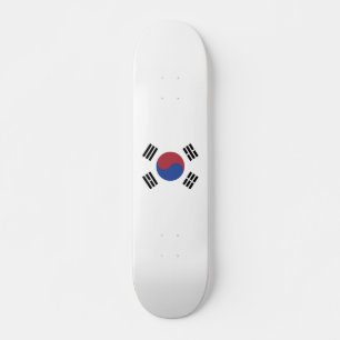 Südkoreaflagge Skateboard