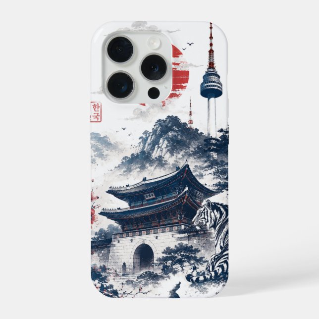 Südkoreanisch inspiriert iPhone hülle (Rückseite)