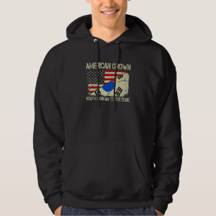 Südkoreanisch mit amerikanischem Ground bis Südkor Hoodie