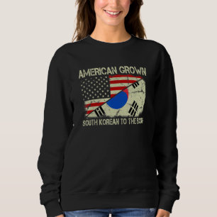Südkoreanisch mit amerikanischem Ground bis Südkor Sweatshirt