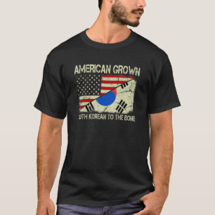 Südkoreanisch mit amerikanischem Ground bis Südkor T-Shirt