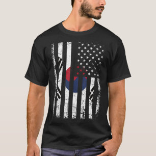 Südkoreanische amerikanische Flagge Südkorea - Ame T-Shirt