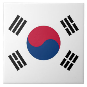 Südkoreanische Flag Tile Fliese
