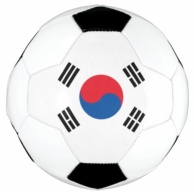 Südkoreanische Flagge Fußball (Vorderseite)