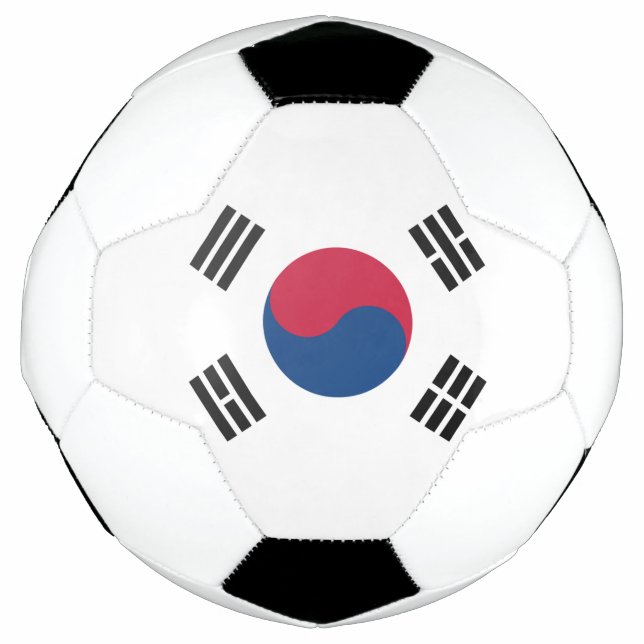 Südkoreanische Flagge Fußball (Vorderseite)