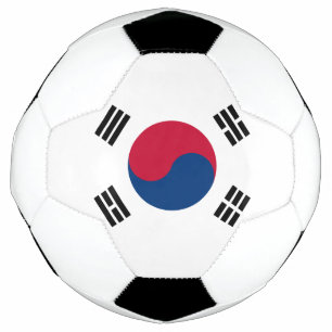Südkoreanische Flagge Fußball