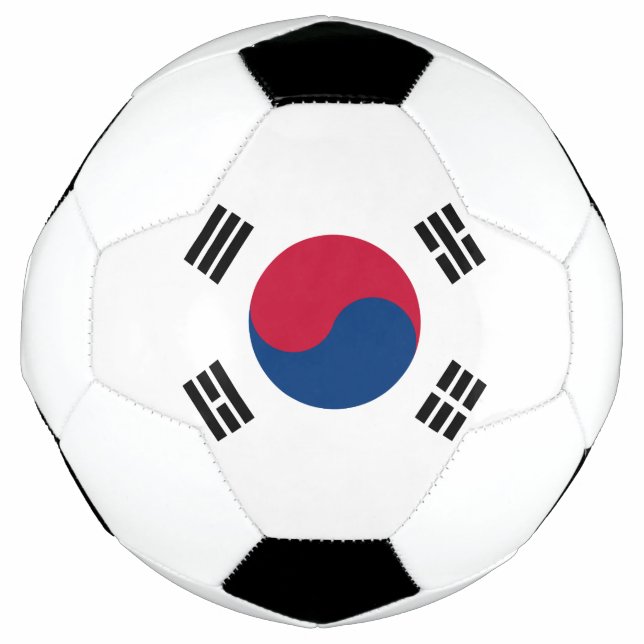 Südkoreanische Flagge Fußball (Vorderseite)
