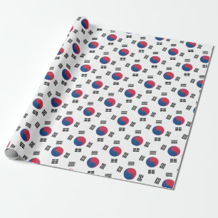 Südkoreanische Flagge Geschenkpapier
