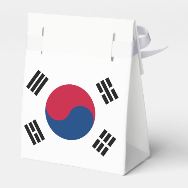 Südkoreanische Flagge Geschenkschachtel (Rückseite)