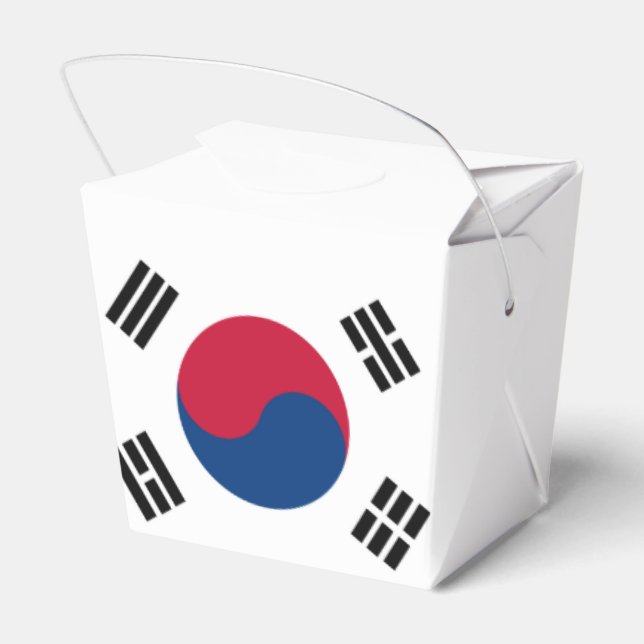 Südkoreanische Flagge Geschenkschachtel (Rückseite)